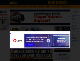 kocaelibarisgazetesi.com screenshot