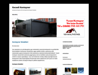 kocaelikonteyner.wordpress.com screenshot
