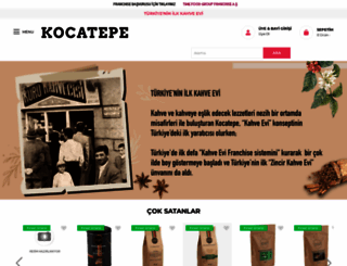 kocatepekahveevi.com.tr screenshot
