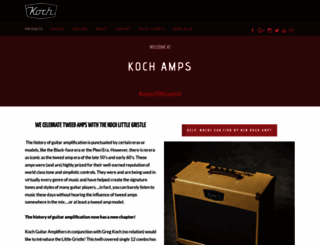 koch-amps.com screenshot