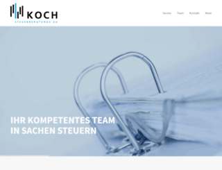 koch-steuerberatung.at screenshot