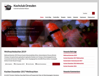 kochclub-dresden.de screenshot