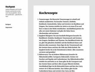 kochpost.ch screenshot