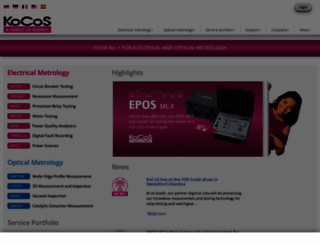 kocos-optics.com screenshot