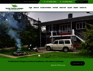 kodaikanalcottages.com screenshot