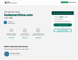 kodamaritime.com screenshot