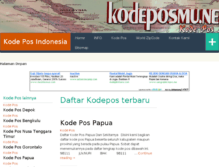 kodeposmu.net screenshot