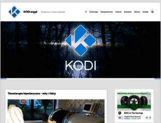 kodi.org.pl screenshot