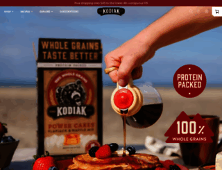 kodiakcakes.com screenshot