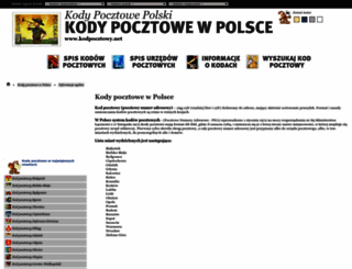 kodpocztowy.net screenshot