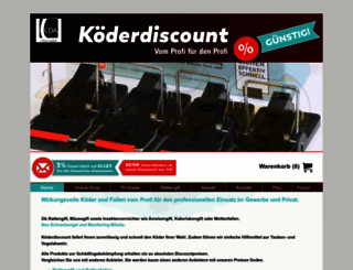 koeder-discount.de screenshot