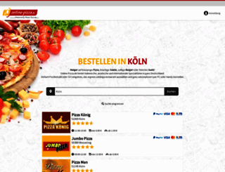 koeln.online-pizza.de screenshot