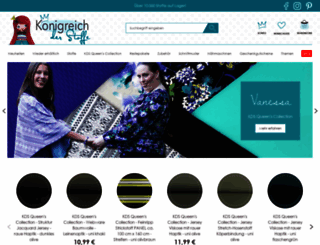 koenigreich-der-stoffe.com screenshot