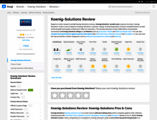 koenigsolutions.knoji.com screenshot