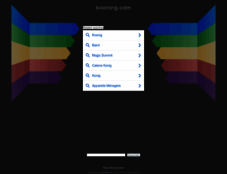 koening.com screenshot