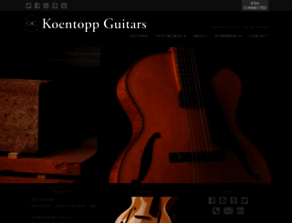 koentoppguitars.com screenshot
