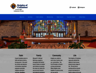 kofc4851.org screenshot