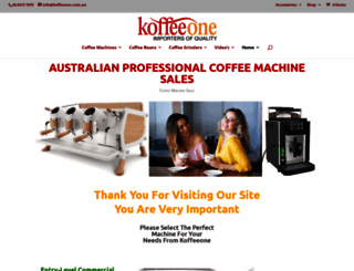 koffeeone.com screenshot