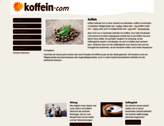 koffein.com screenshot