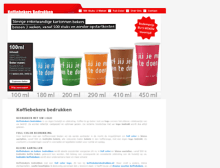 koffiebekersbedrukken.nl screenshot