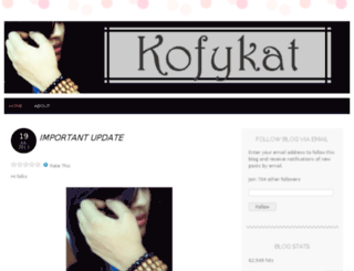 kofykat.wordpress.com screenshot