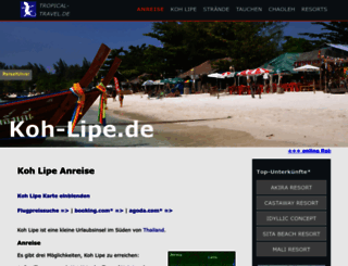 koh-lipe.de screenshot