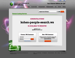kohen-people-search.ws screenshot