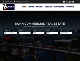 kohncommercial.com screenshot