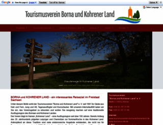 kohren-information.de screenshot