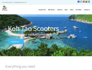 kohtaoscooters.com screenshot