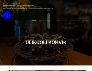 kohvik.ut.ee screenshot