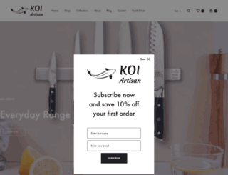 koiartisan.com screenshot