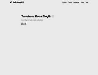 koirablogi.fi screenshot