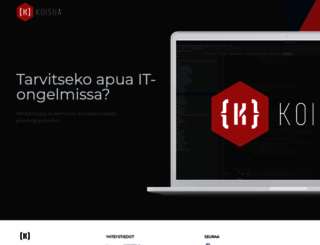koisua.fi screenshot