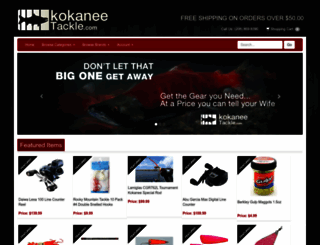 kokaneetackle.com screenshot