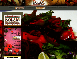 kolamrestaurant.com screenshot