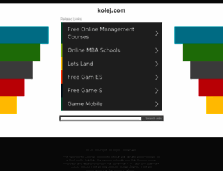 kolej.com screenshot