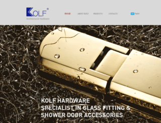 kolf-hardware.com screenshot