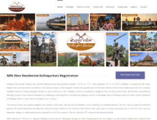 kolhapurtourism.org screenshot