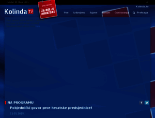 kolinda.tv screenshot