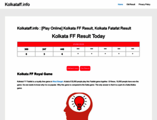 kolkataff.info screenshot