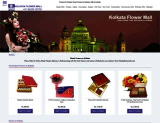 kolkataflowermall.com screenshot