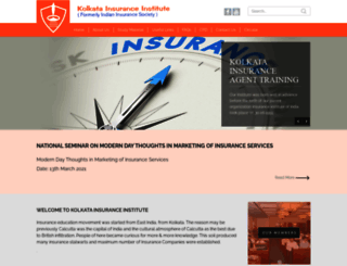 kolkatainsuranceinstitute.com screenshot