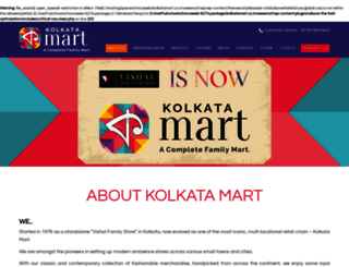 kolkatamart.co.in screenshot