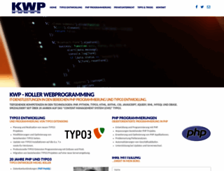 koller-webprogramming.ch screenshot