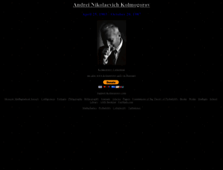 kolmogorov.com screenshot