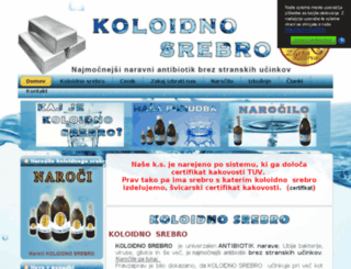 koloidnosrebro.net screenshot