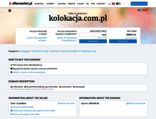 kolokacja.com.pl screenshot