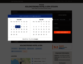 kolokotronis-hotel-spa.stoupa.top-hotels-gr.com screenshot