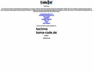 koma-code.de screenshot